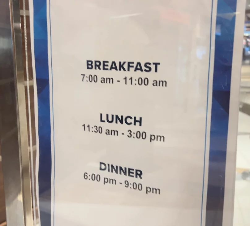 Royal Caribbean Anthem of the Seas Cruise Trip Review 64 Windjammer Marketplace hours